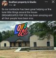 The finished house.