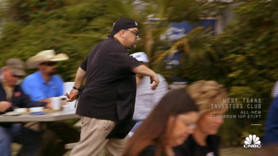 An anomaly: Jack running.