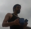 "James makes a cup of something, and then goes outside to stand in his [sic] yard on camera. Bro is tripping."[36]